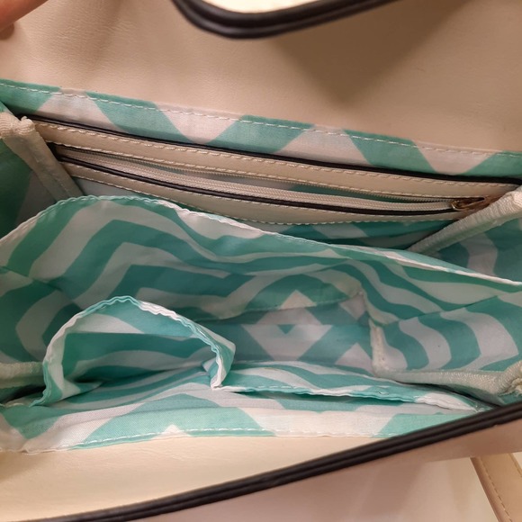 NWOT Cream Box Bag - Picture 6 of 6